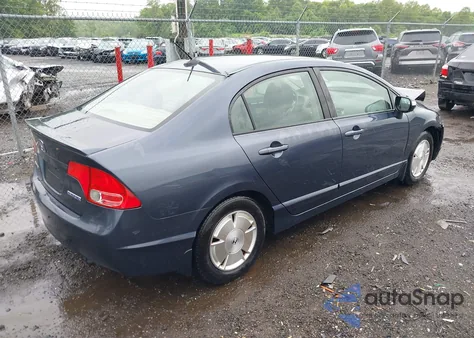 2008 Honda Civic Hybrid z USA, uszkodzony, nr VIN JHMFA36208S009698